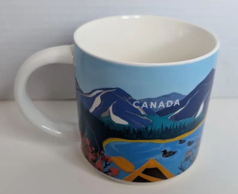 Tim Hortons Travel Collection Mug — Canada — back