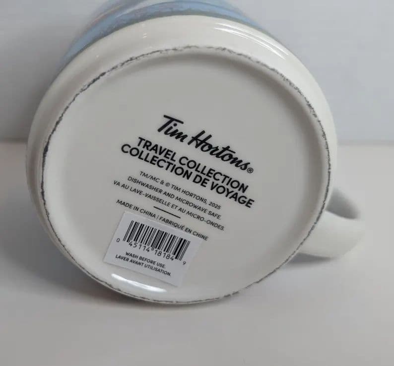 Tim Hortons Travel Collection Mug — Canada — bottom