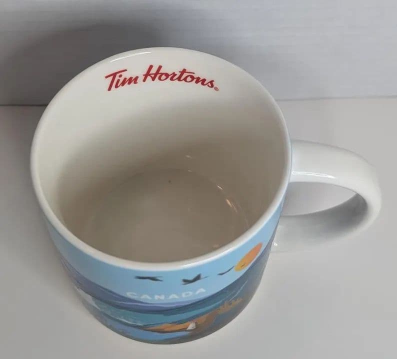 Tim Hortons Travel Collection Mug — Canada — inside