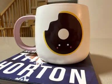Tim Hortons Donut Mug — back