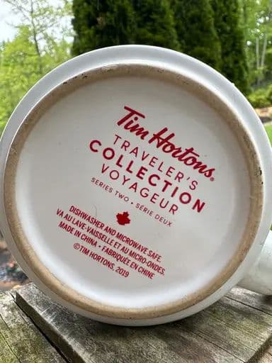 Tim Hortons Traveler's Collection Mug — Buffalo — bottom