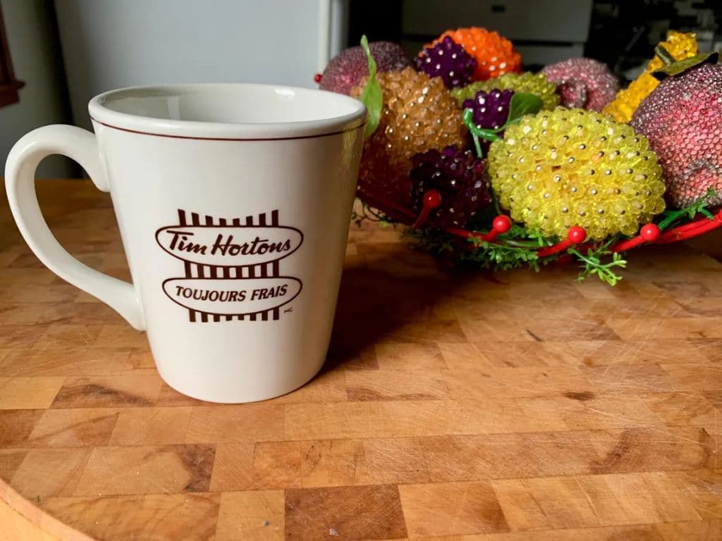 Tim Hortons 'Always Fresh' Mug — Steelite International, England — back
