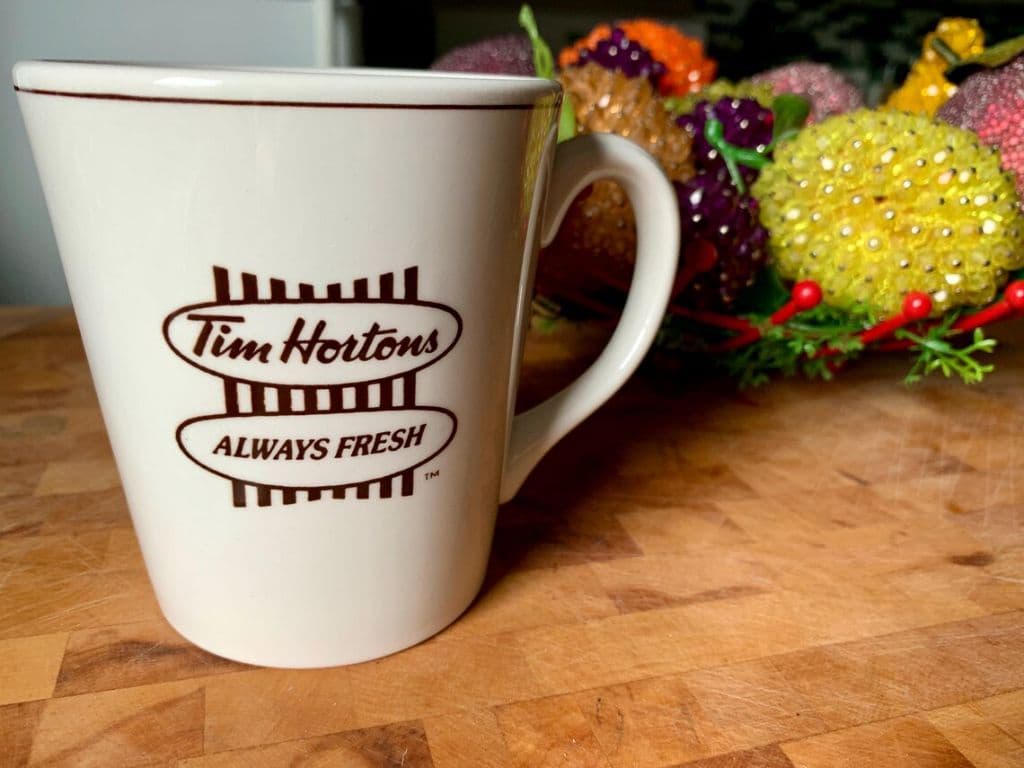 Tim Hortons 'Always Fresh' Mug — Steelite International, England — front