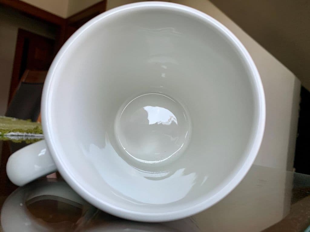 Tim Hortons 'Always Fresh' Mug — Steelite International, England — inside