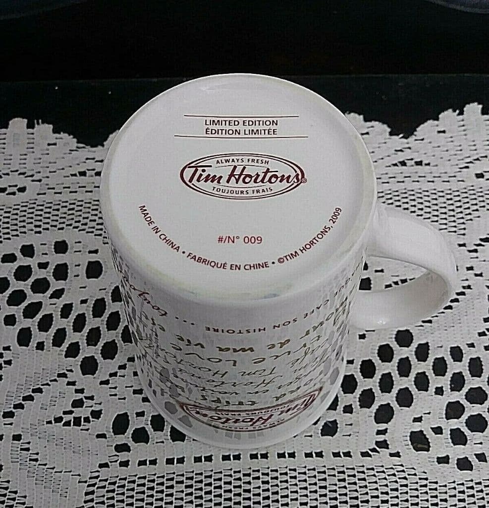 Tim Hortons Limited Edition 009 Mug — bottom