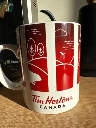 Tim Hortons Traveller's Collection Mug — Series 1 — back