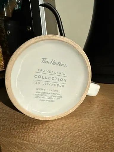 Tim Hortons Traveller's Collection Mug — Series 1 — bottom