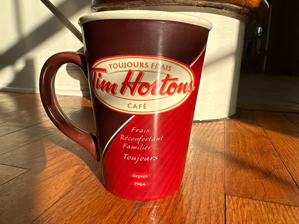 Tim Hortons Limited Edition 012 Mug — back