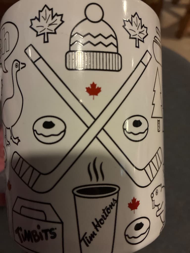 Tim Hortons Limited Edition Mug — Canada 150th Anniversary — back