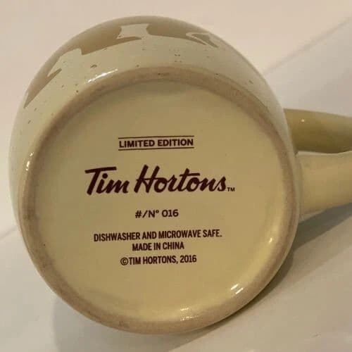Tim Hortons Limited Edition 016 Mug — bottom