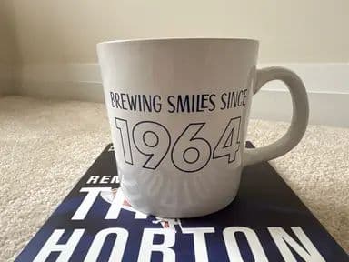 Tim Hortons Brewing Smiles Mug