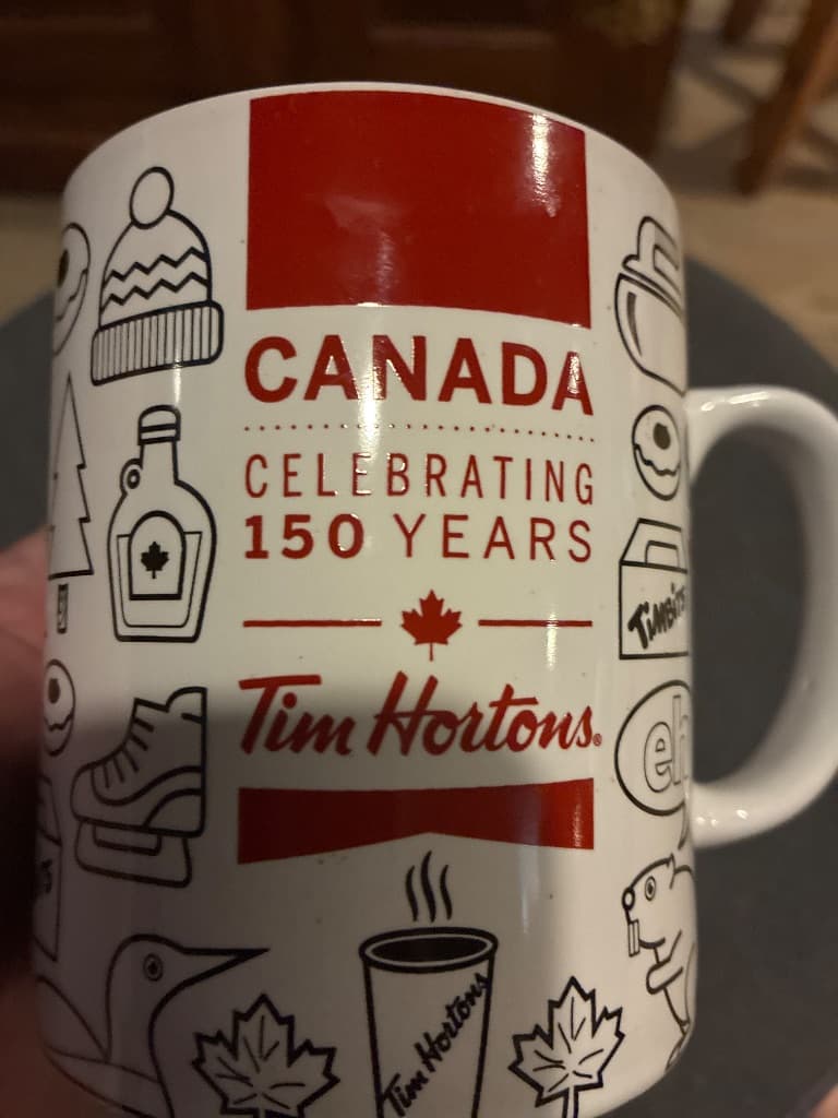Tim Hortons Limited Edition Mug — Canada 150th Anniversary